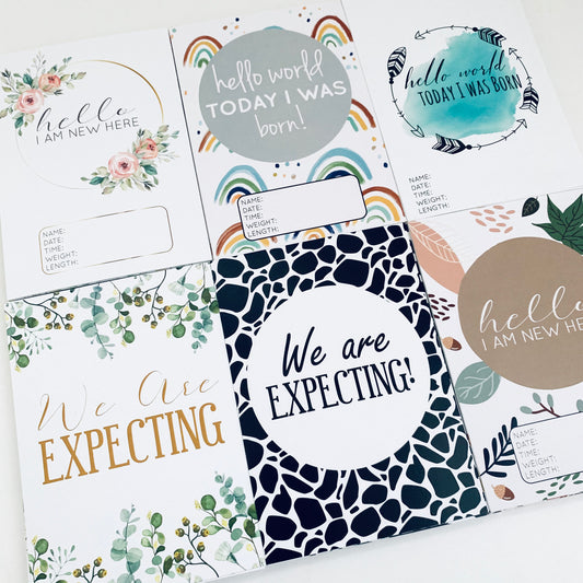 Pregnancy & Baby Milestone Cards- set of 29 cards image 0