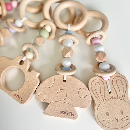 Beechwood Keepsake Teether & Rattle