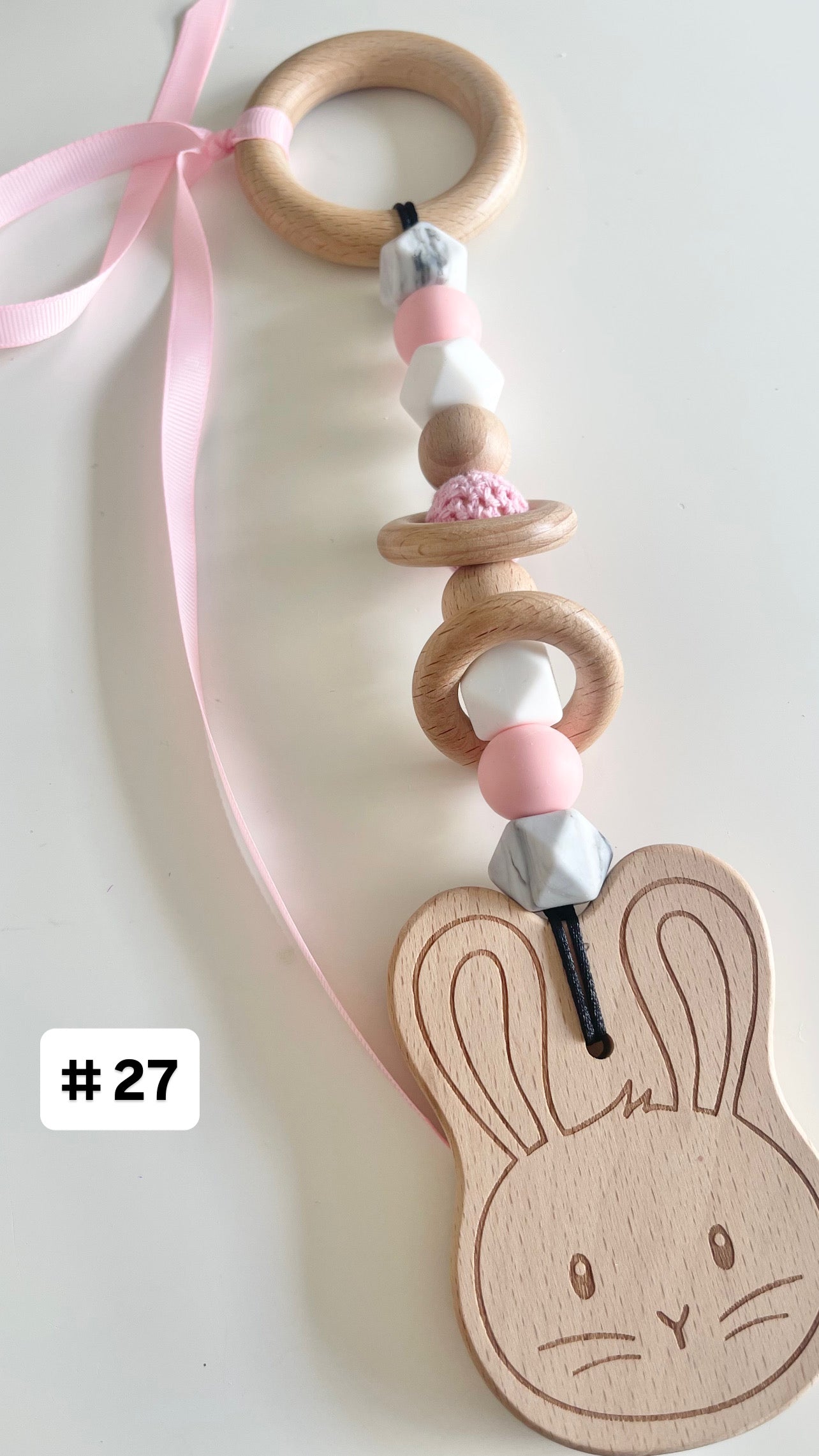 READY TO SHIP - Pram Play Teether & Rattle