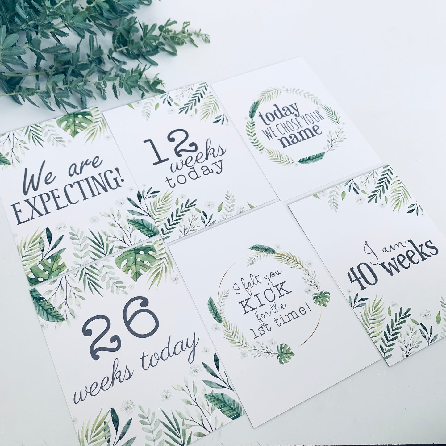 Pregnancy & Baby Milestone Cards- set of 29 cards image 4