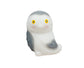 Tikiri Natural Rubber Bath Toy - Teether - Rattle - Snowy Owl image