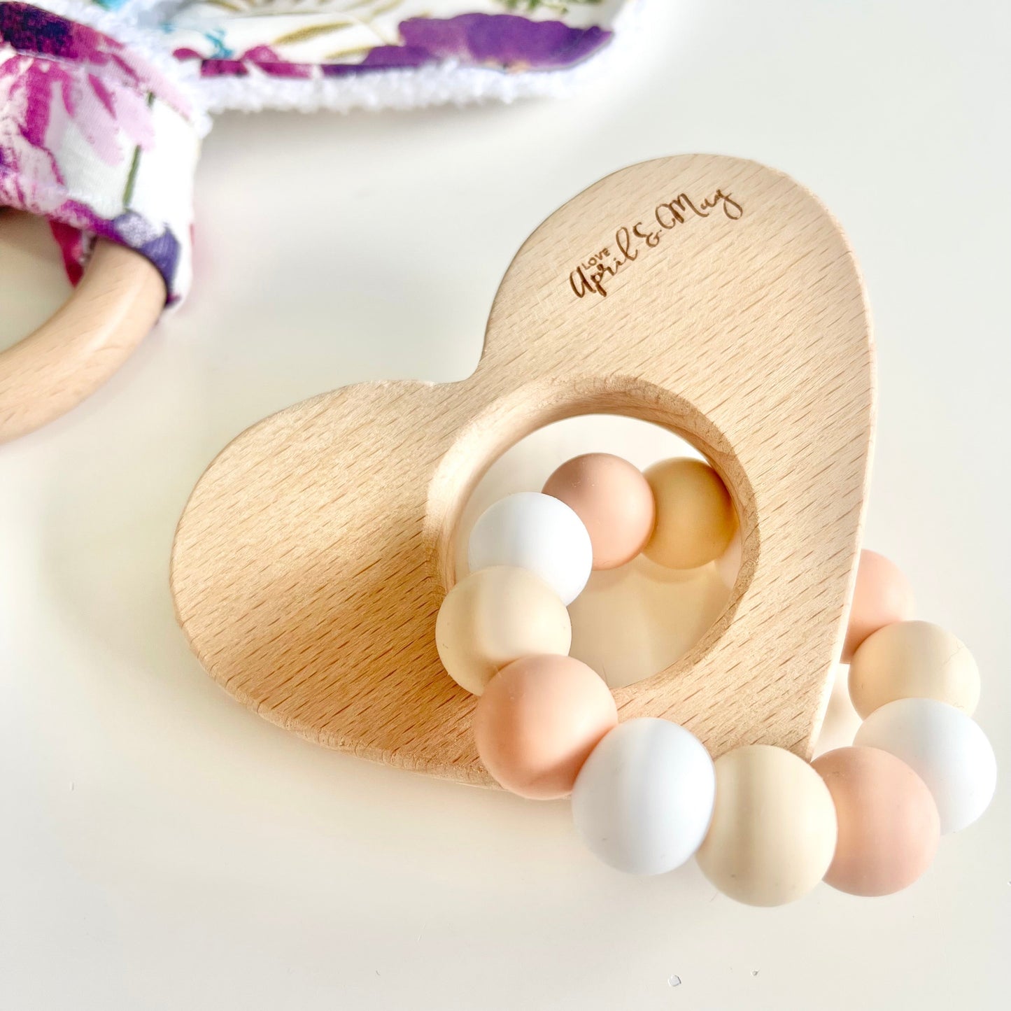 Beechwood Shape Teether (W)