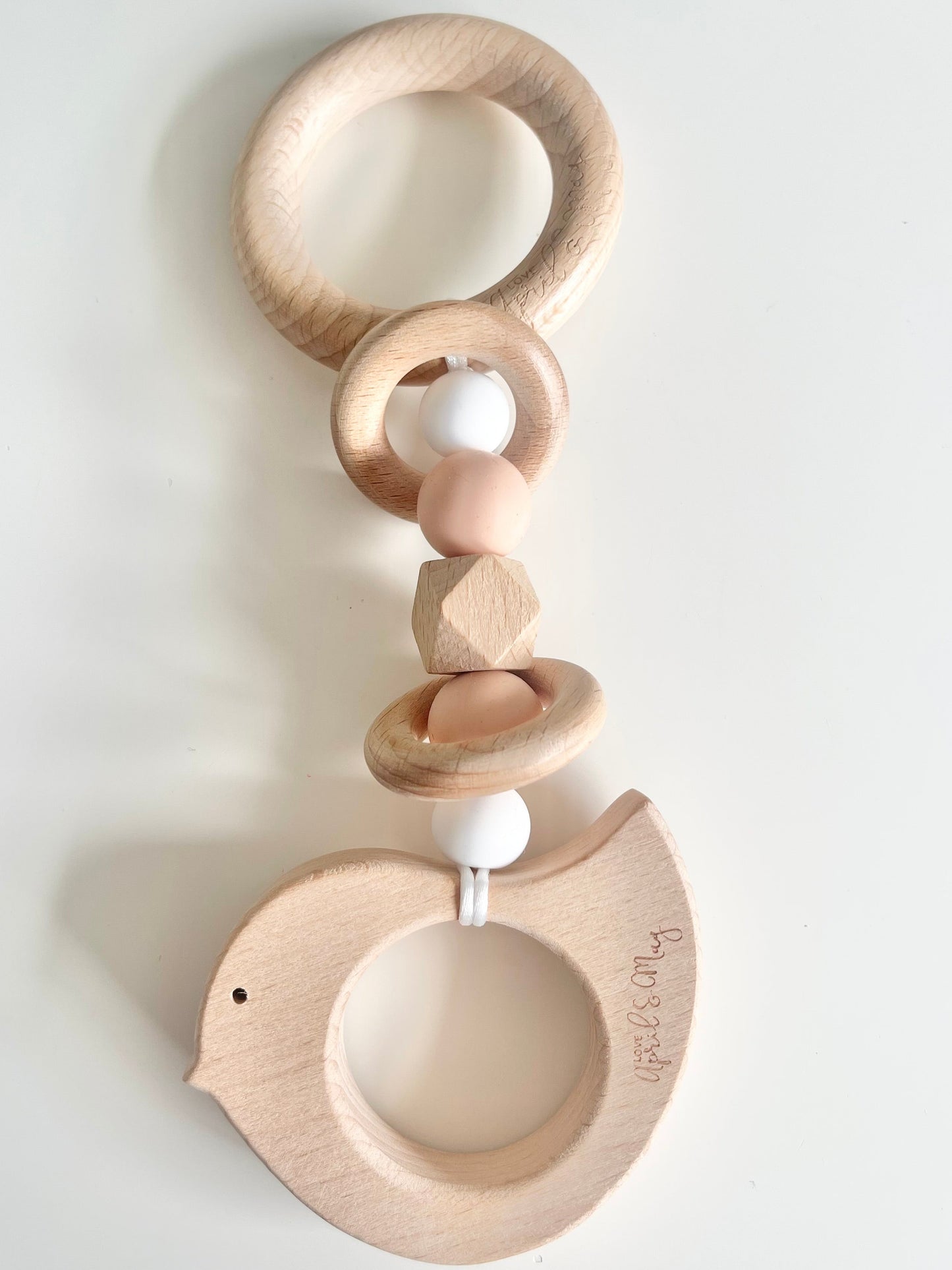 Beechwood Keepsake Teether & Rattle