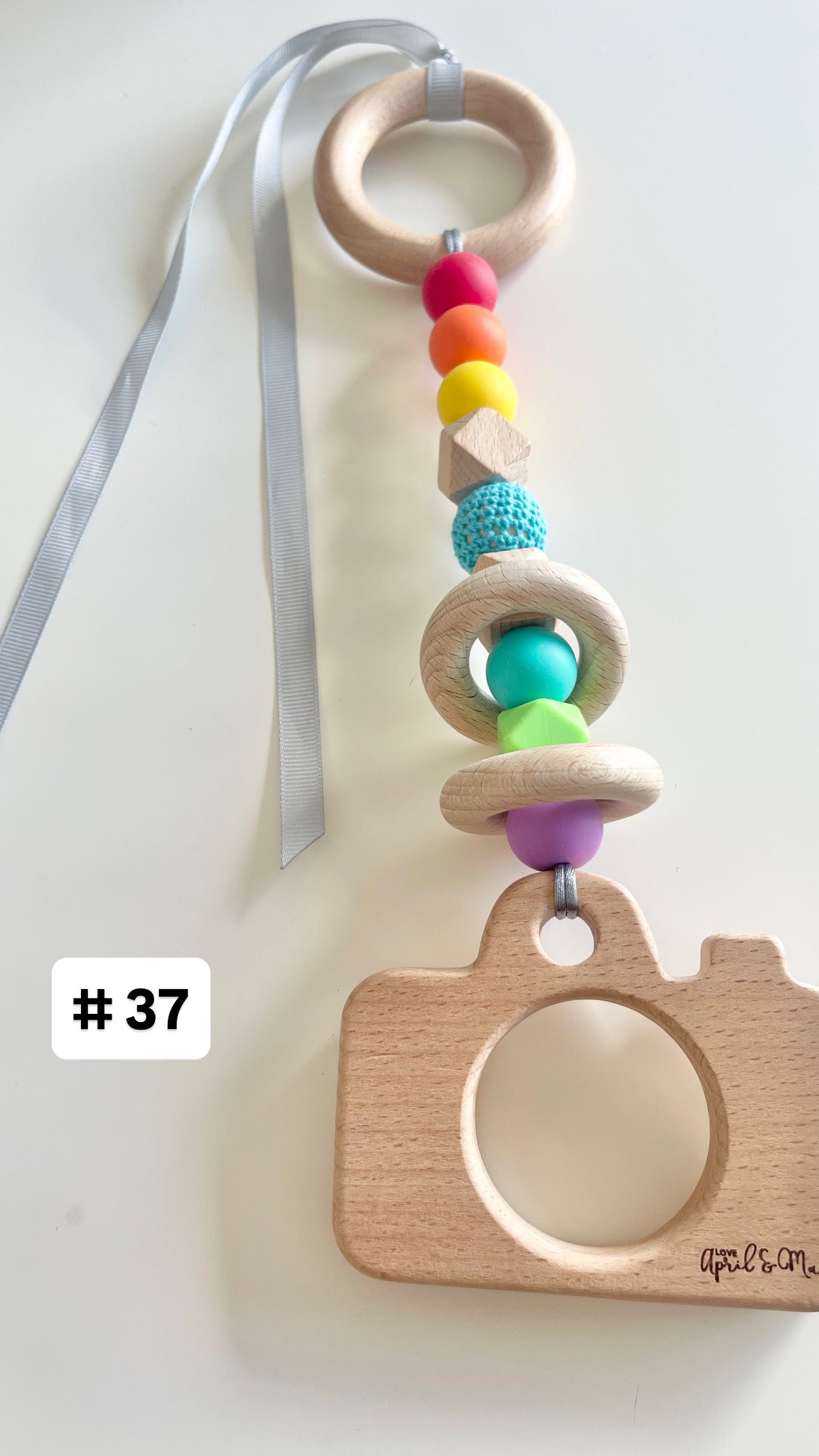 READY TO SHIP - Pram Play Teether & Rattle