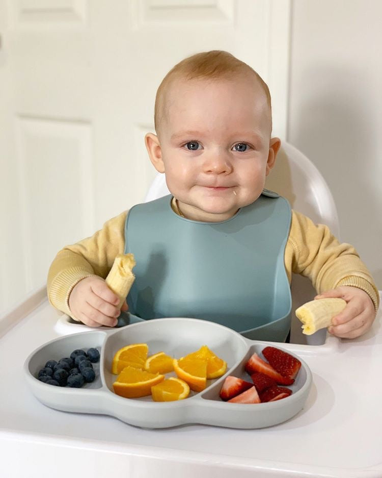 Silicone Scoop Bibs- Mustard image 4