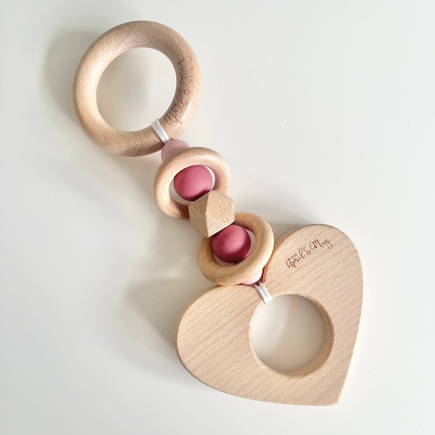Beechwood Keepsake Teether & Rattle