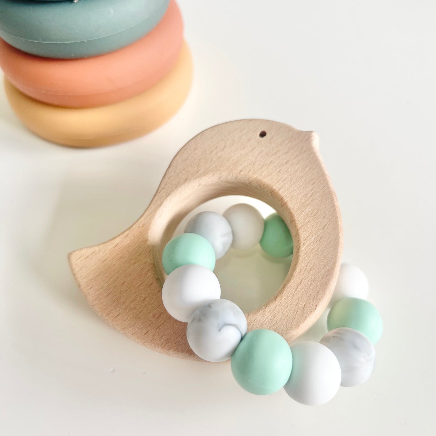 Beechwood Shape Teether (W)