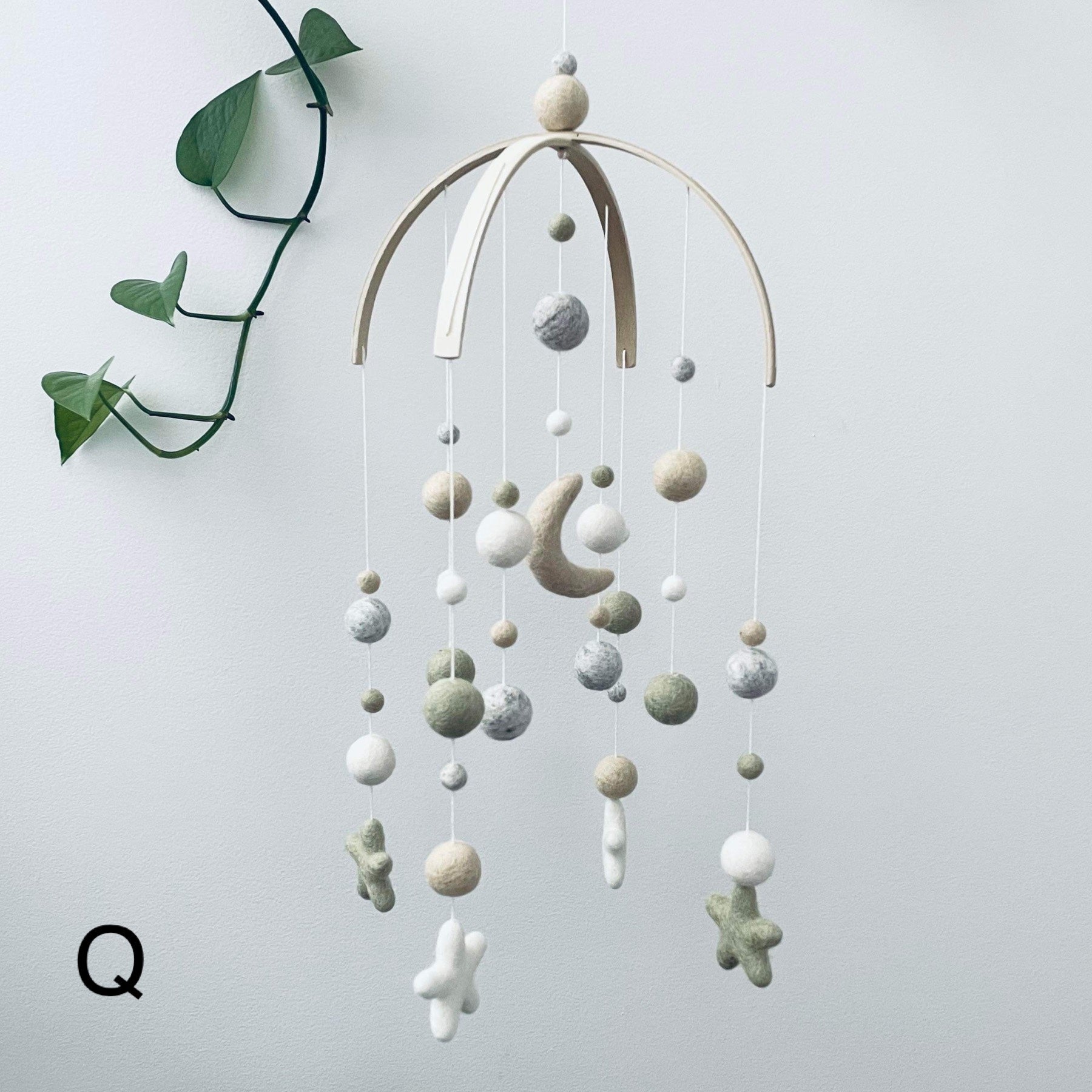 Moon & Stars Baby Mobile image 17