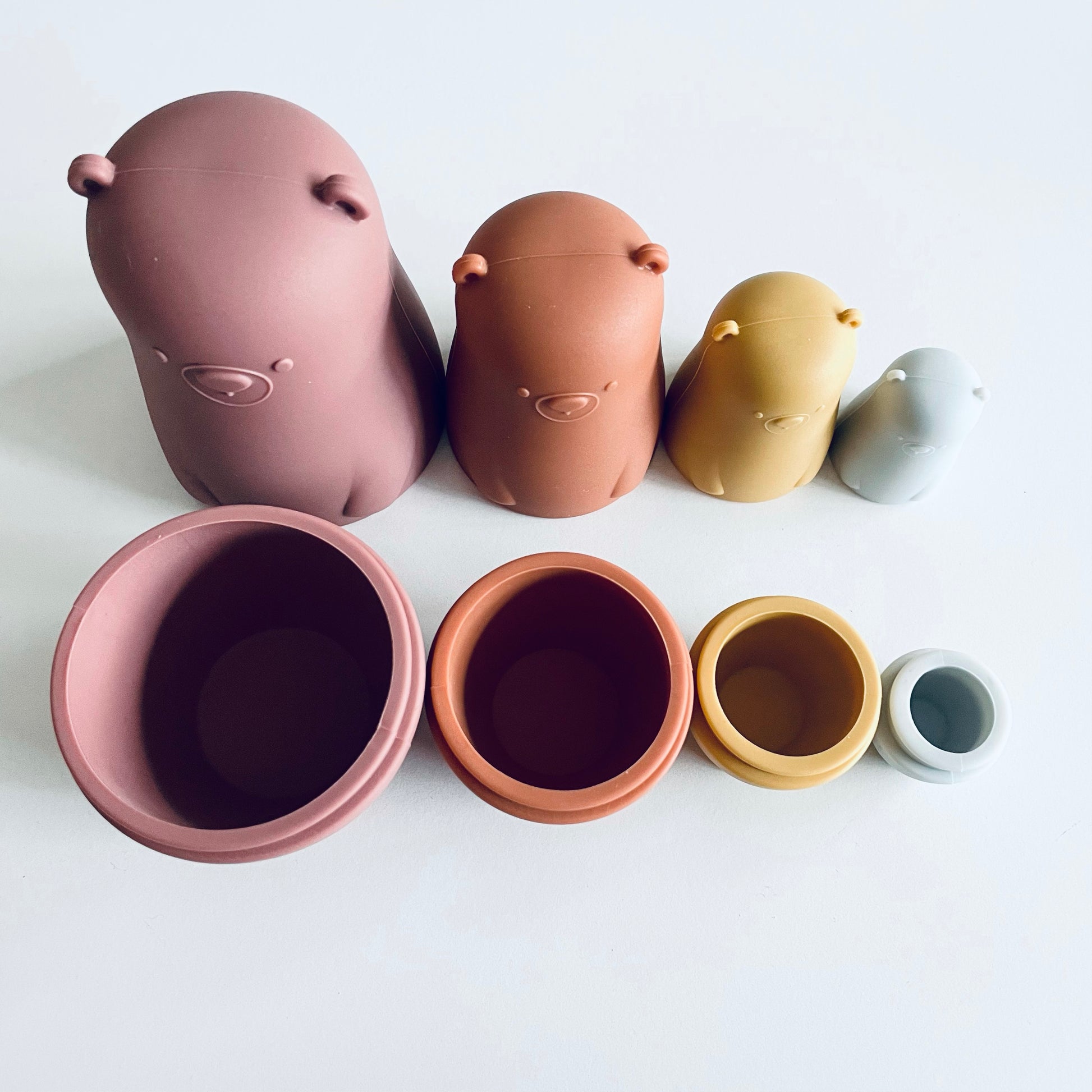 Silicone Bear Nesting Toy image 6