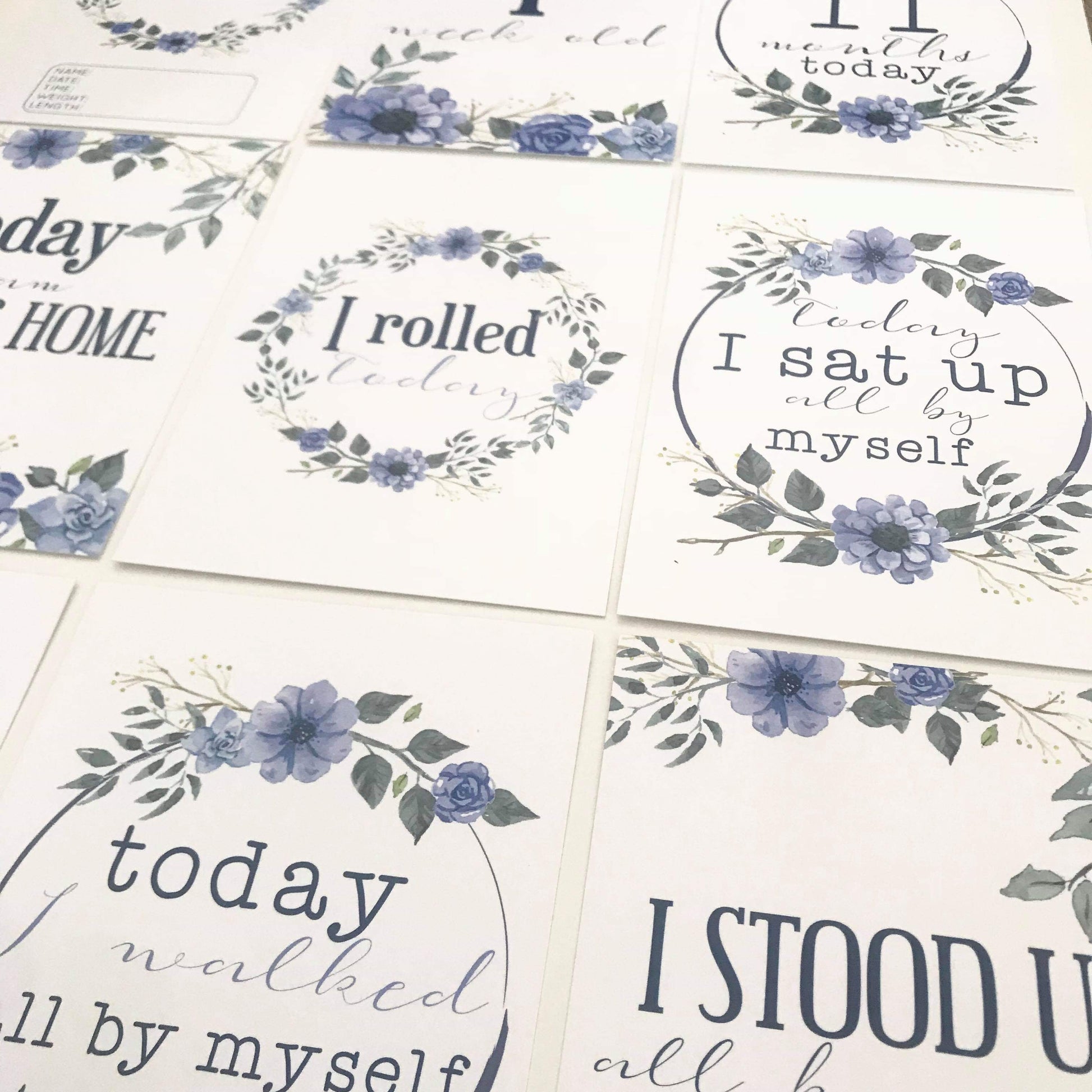 Pregnancy & Baby Milestone Cards- set of 29 cards image 1