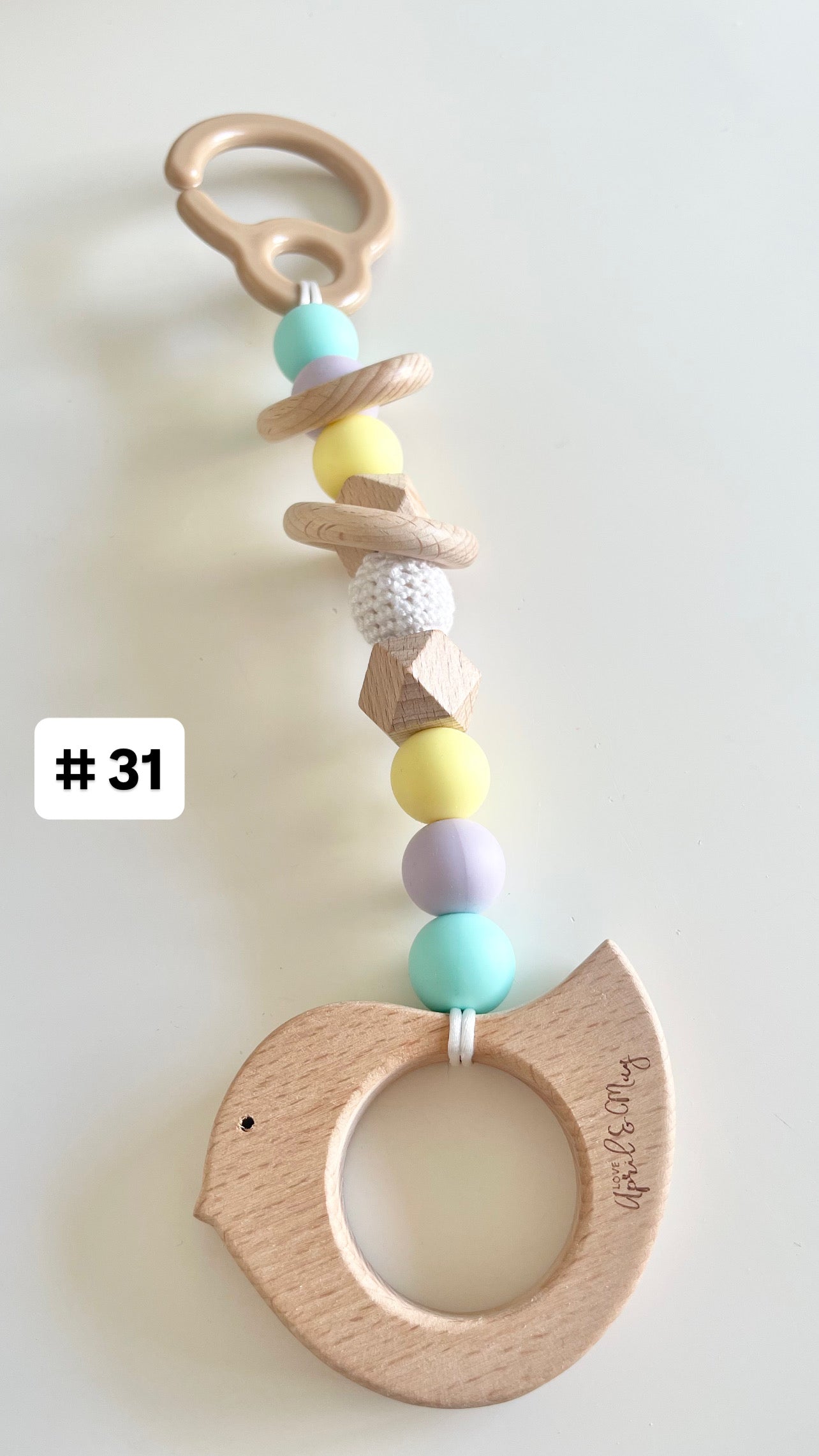 READY TO SHIP - Pram Play Teether & Rattle
