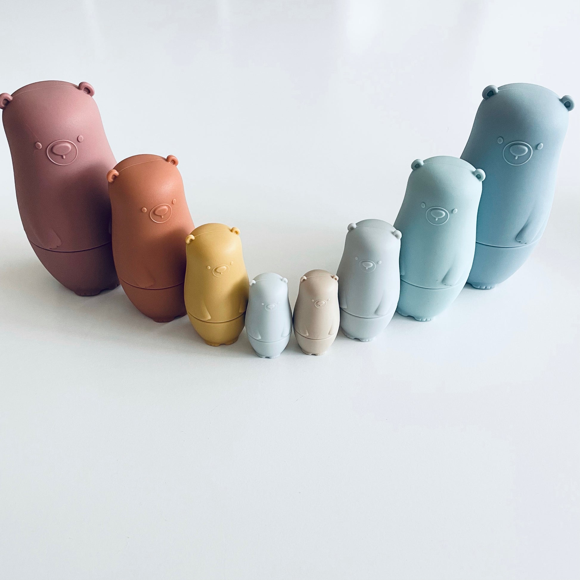Silicone Bear Nesting Toy image 2