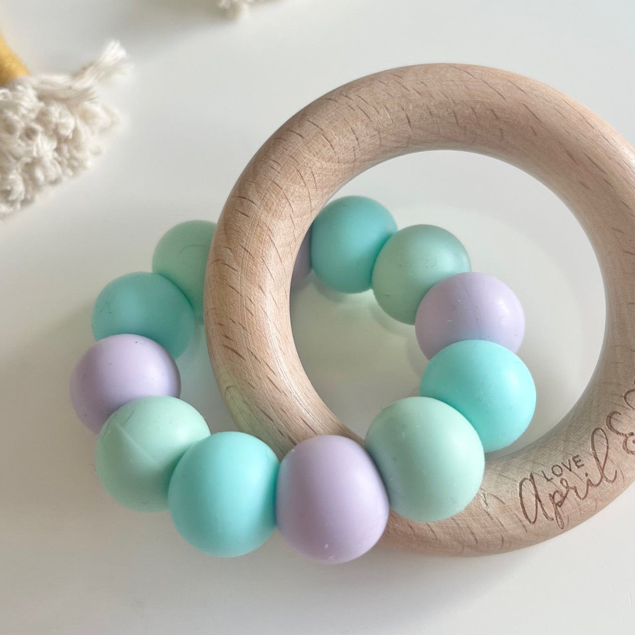 READY TO SHIP - Beechwood Shape Teether