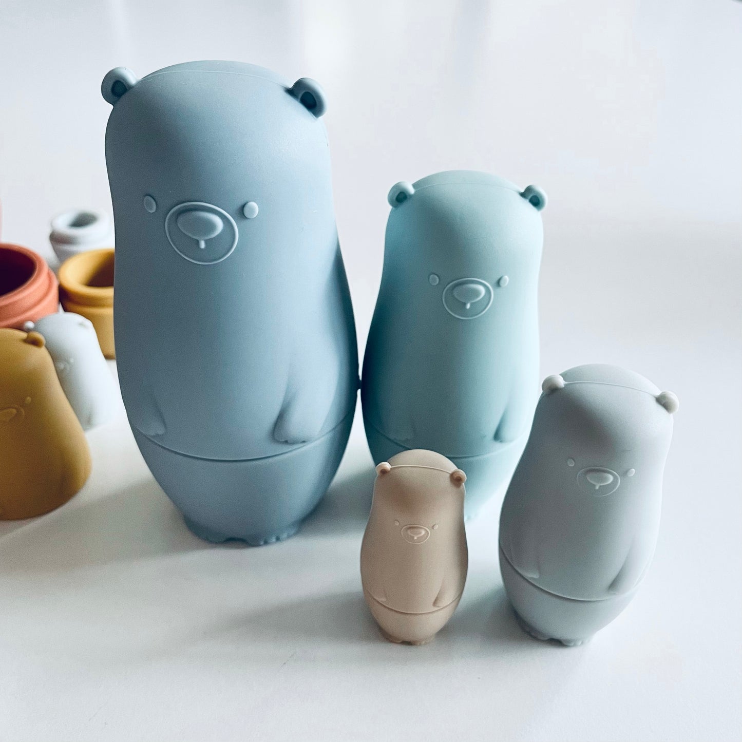 Silicone Bear Nesting Toy image 5
