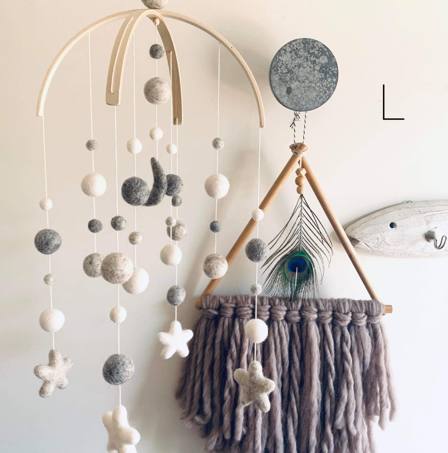 Moon & Stars Baby Mobile image 12