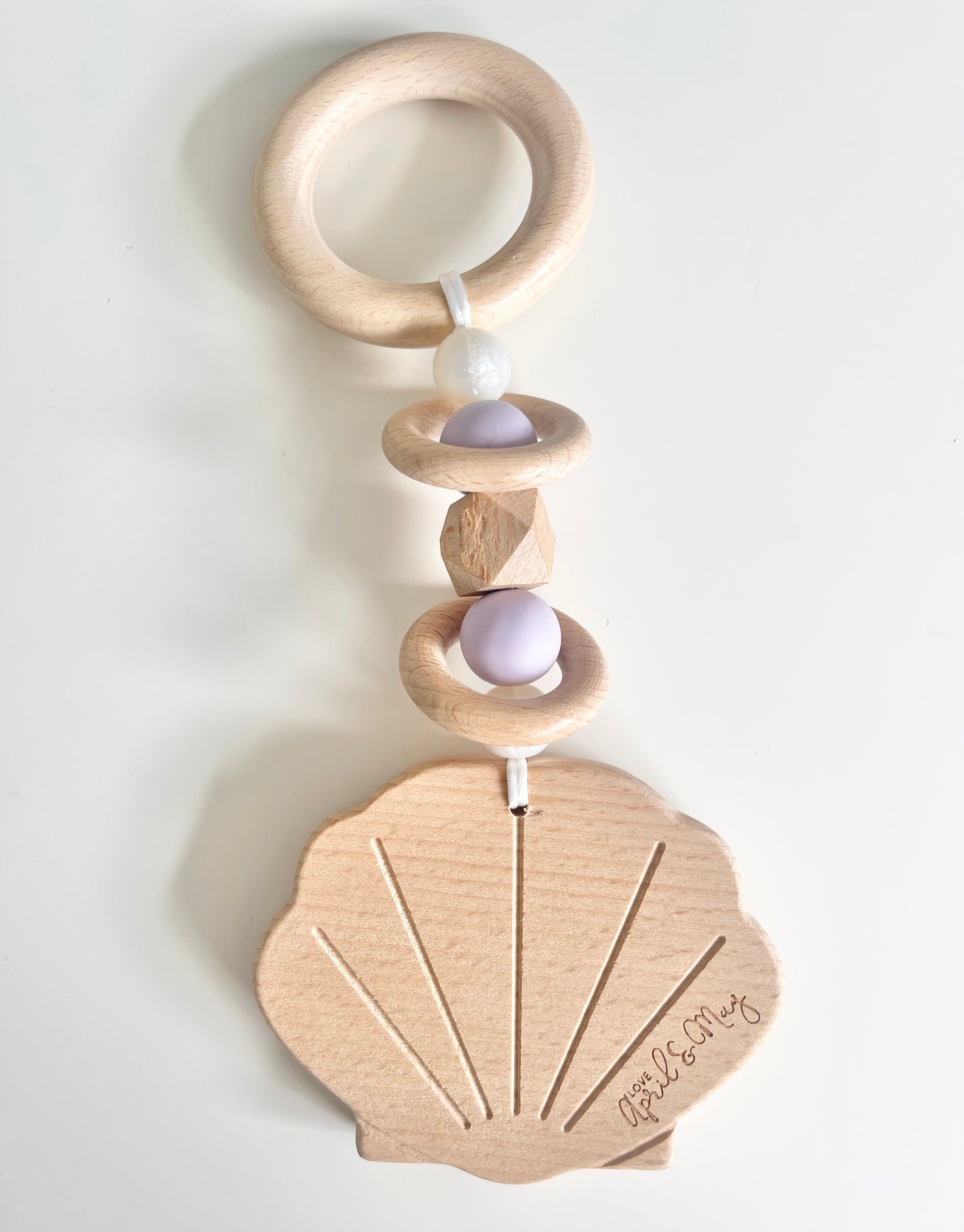 Beechwood Keepsake Teether & Rattle