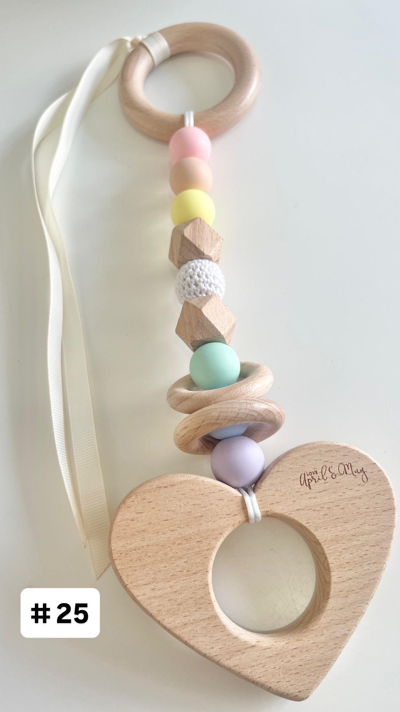 READY TO SHIP - Pram Play Teether & Rattle