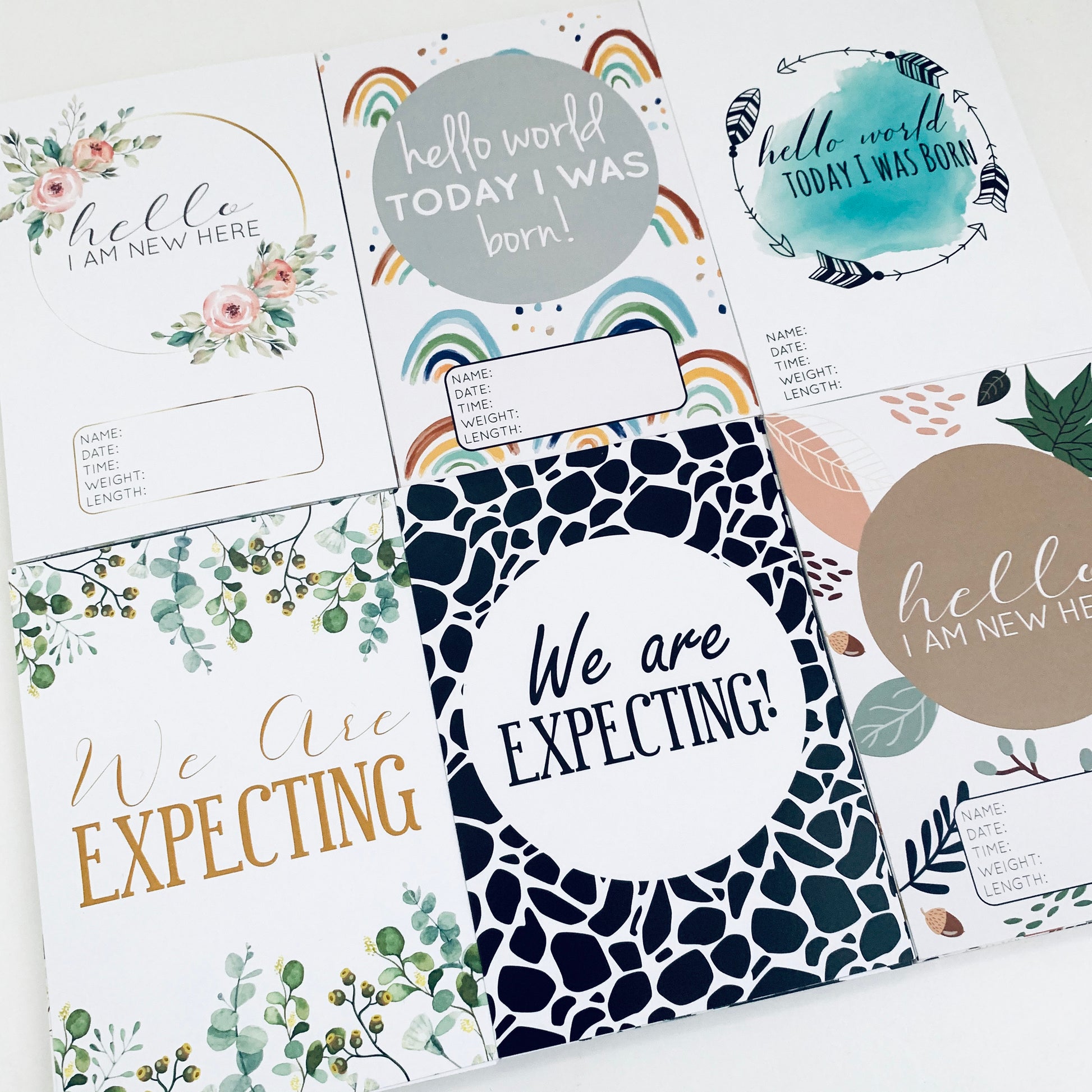 Pregnancy & Baby Milestone Cards- set of 29 cards image 0