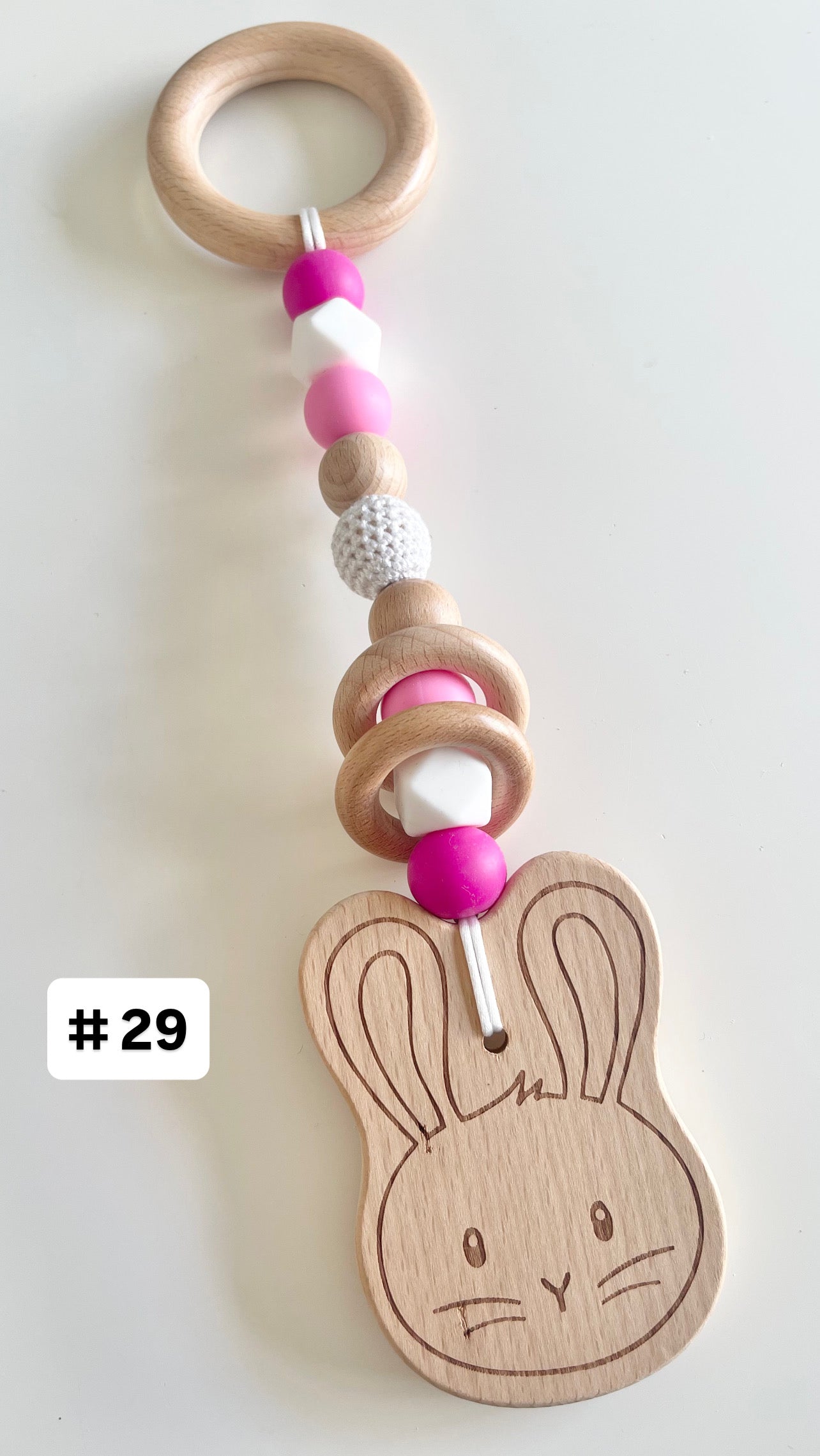READY TO SHIP - Pram Play Teether & Rattle