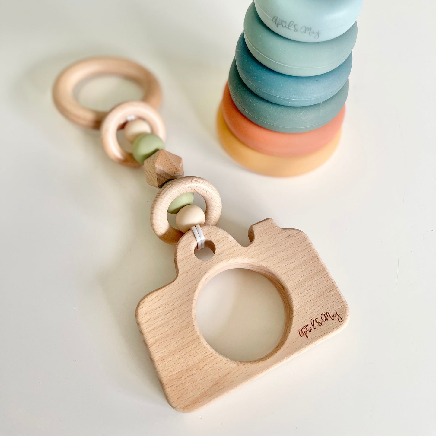 Beechwood Keepsake Teether & Rattle