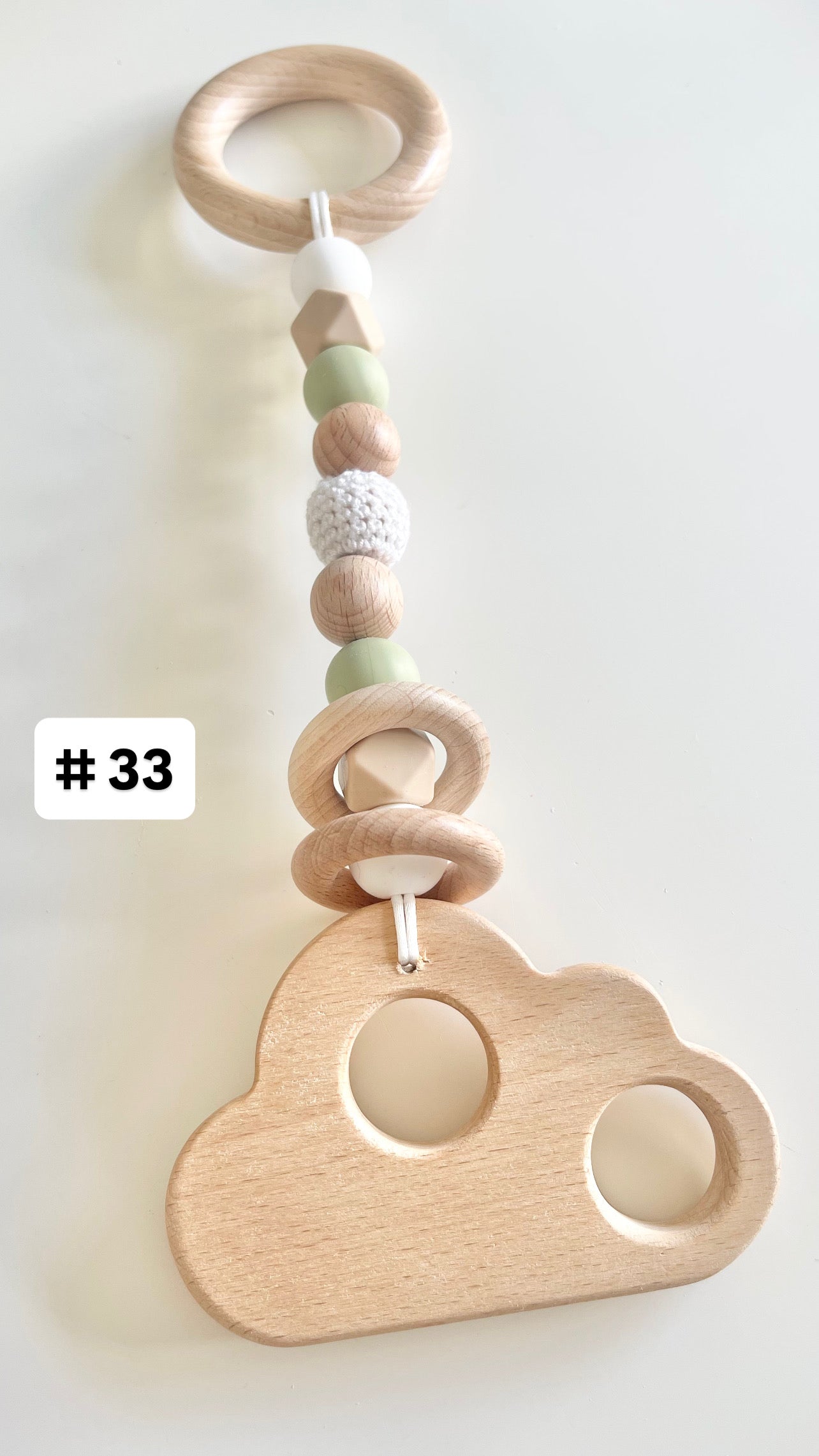 READY TO SHIP - Pram Play Teether & Rattle