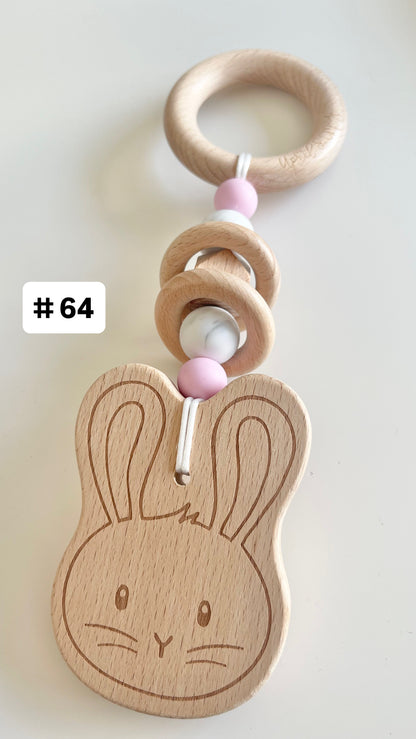 READY TO SHIP - Keepsake Teether & Rattle