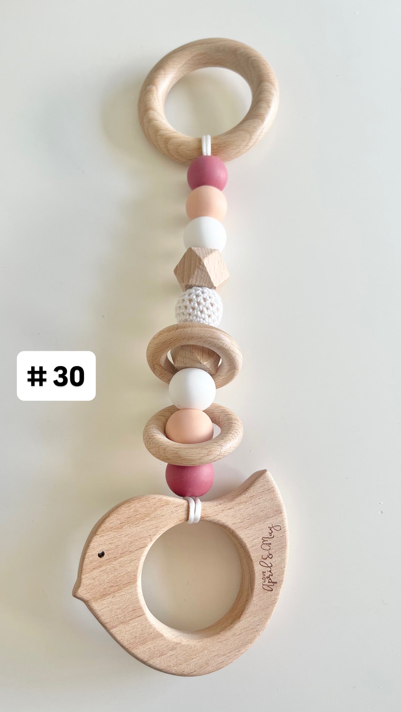 READY TO SHIP - Pram Play Teether & Rattle