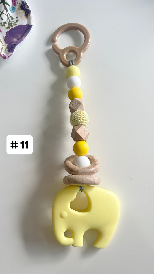 READY TO SHIP - Pram Play Teether & Rattle