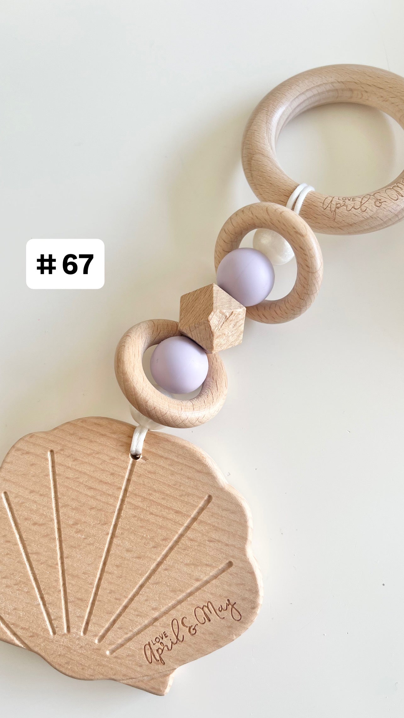 READY TO SHIP - Keepsake Teether & Rattle