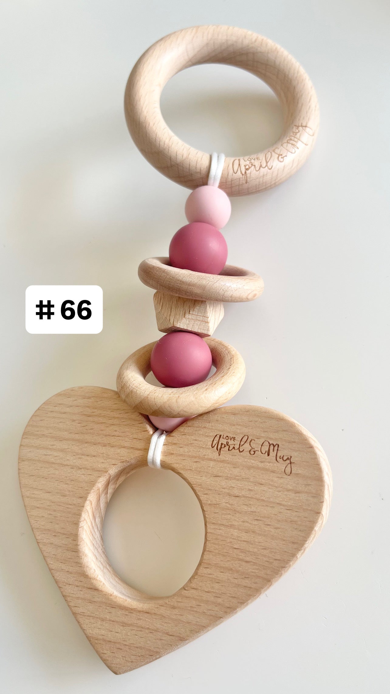 READY TO SHIP - Keepsake Teether & Rattle