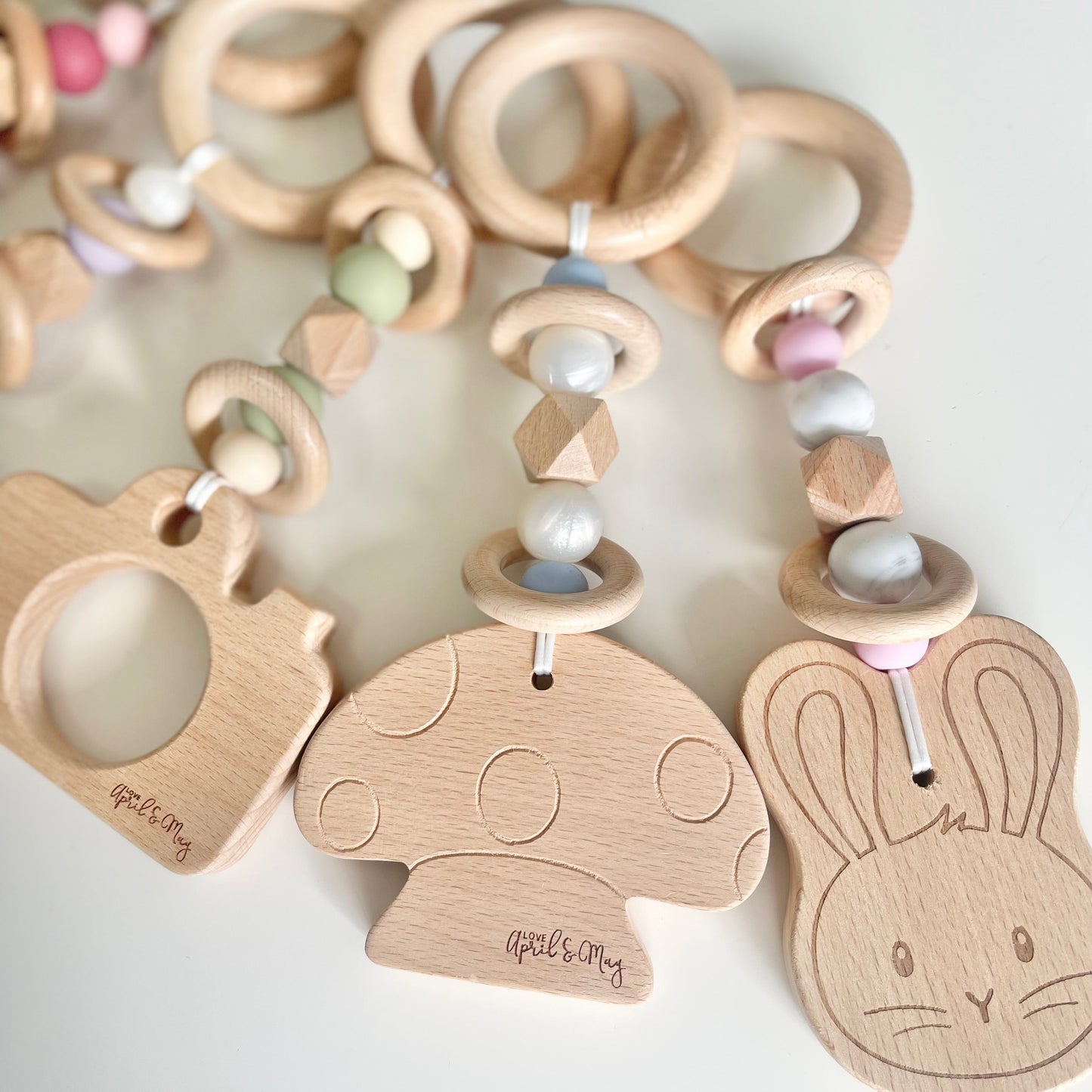 Beechwood Keepsake Teether & Rattle