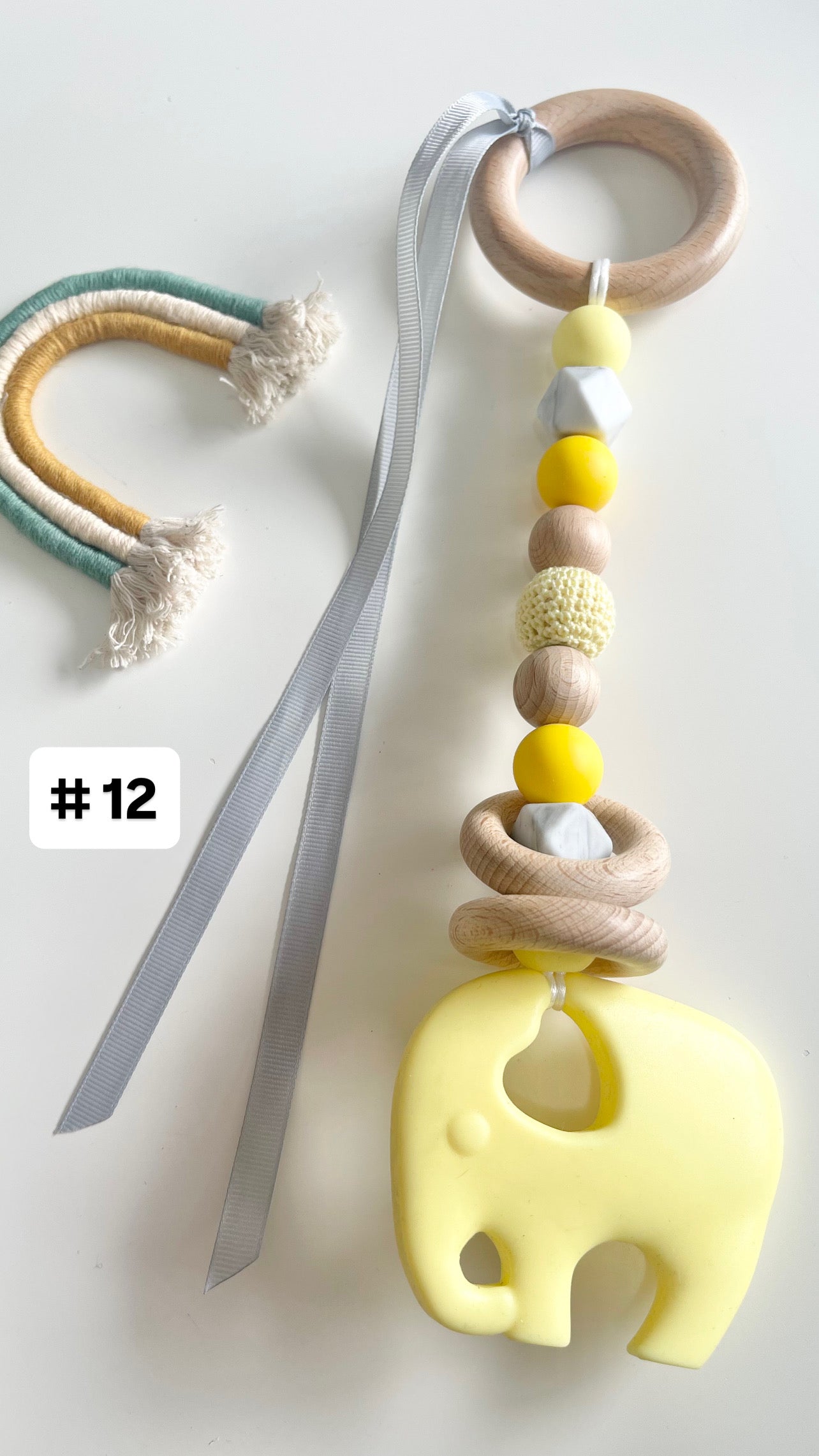 READY TO SHIP - Pram Play Teether & Rattle