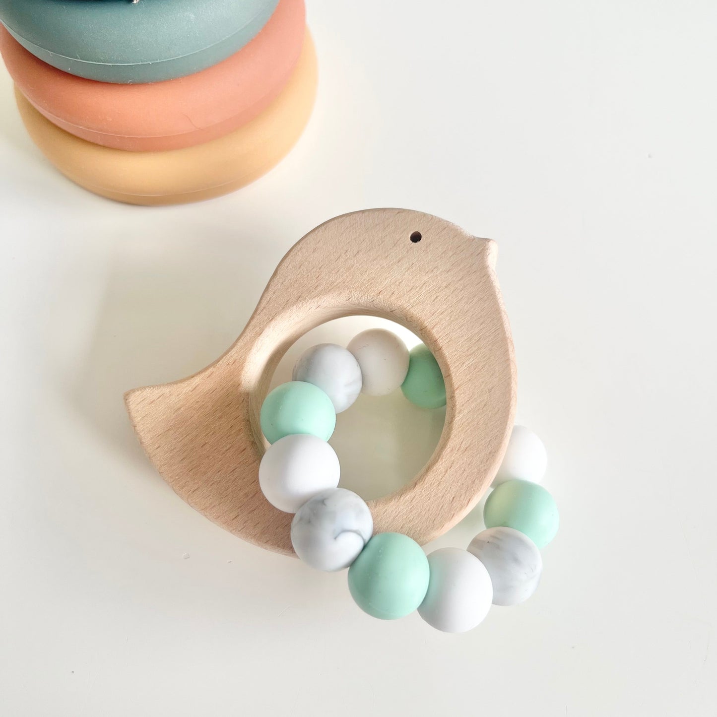 Beechwood Shape Teether (W)