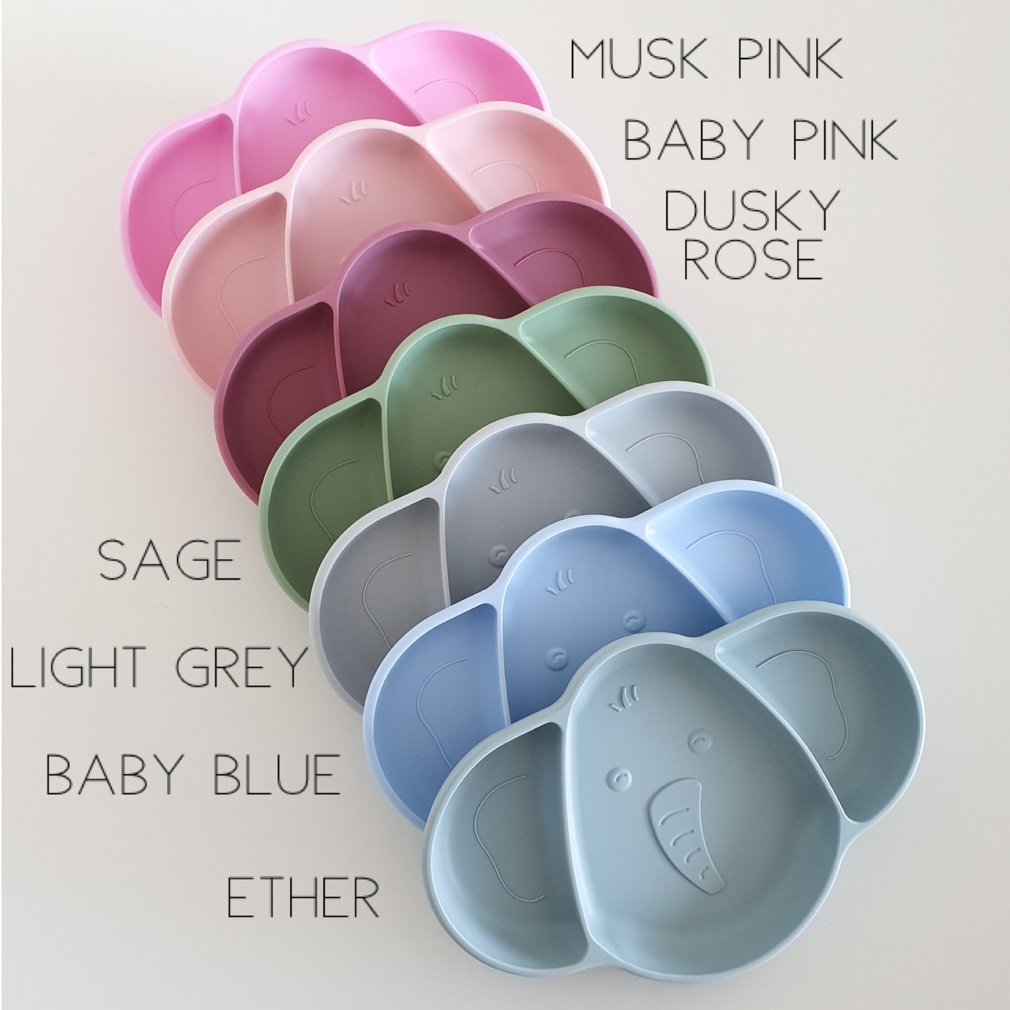 Elephant Silicone Suction Plate