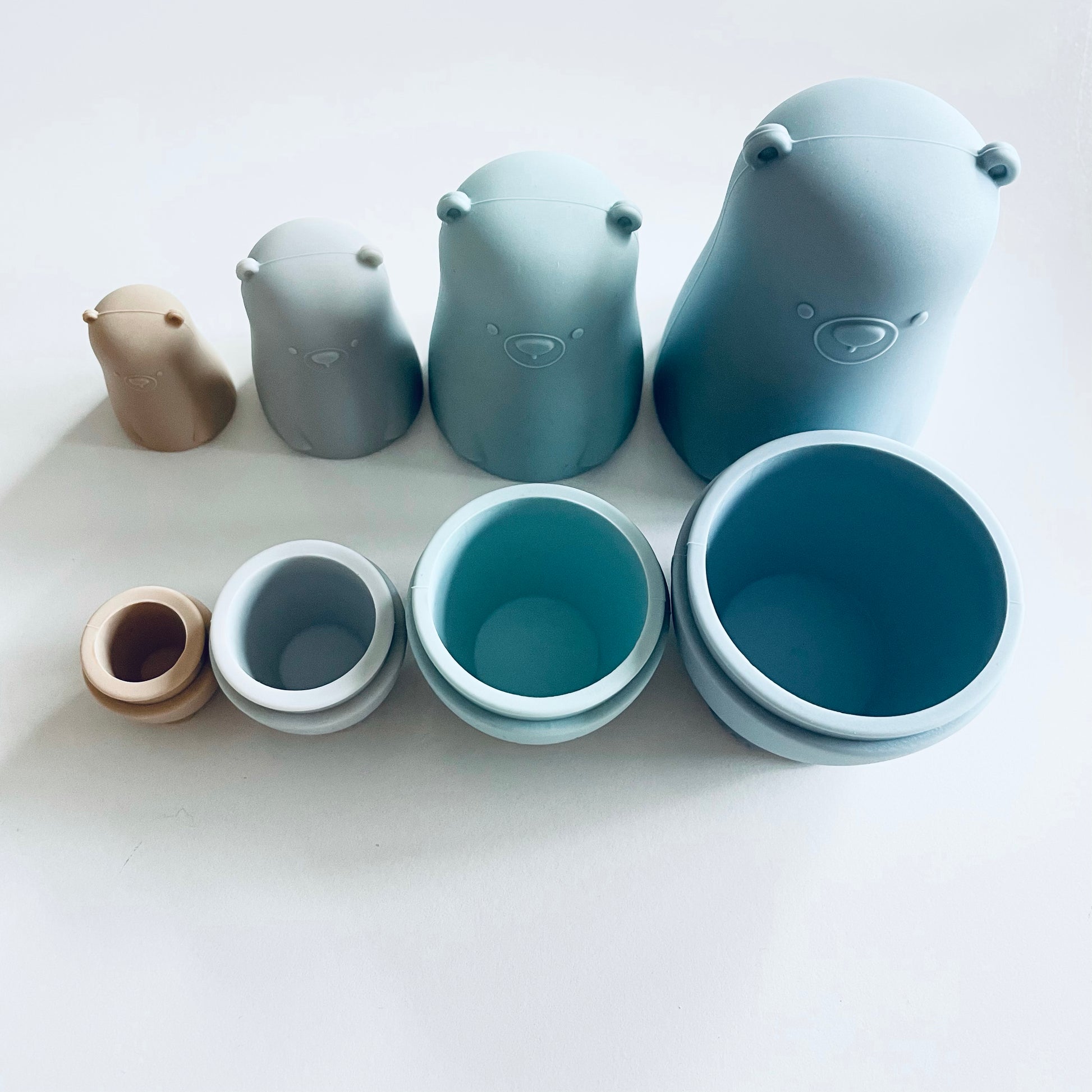 Silicone Bear Nesting Toy image 1