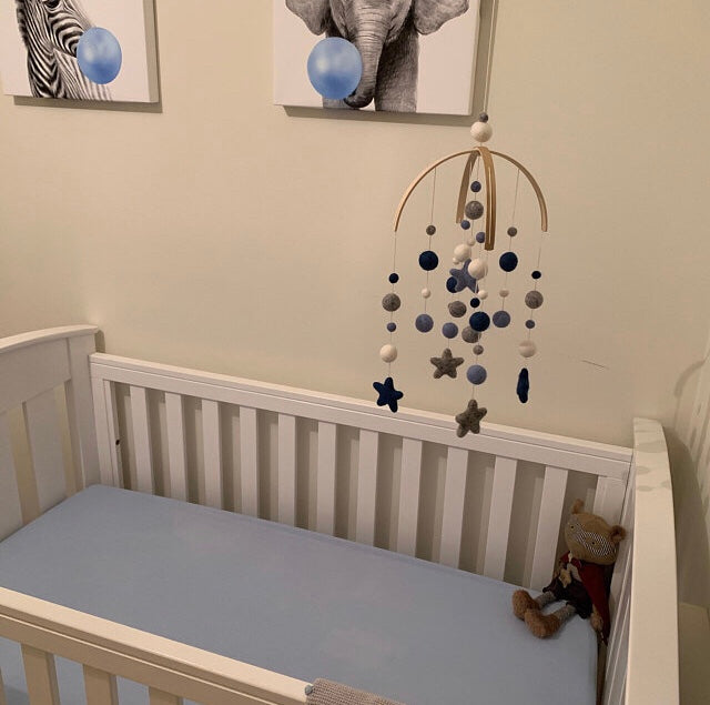 Moon & Stars Baby Mobile image 29
