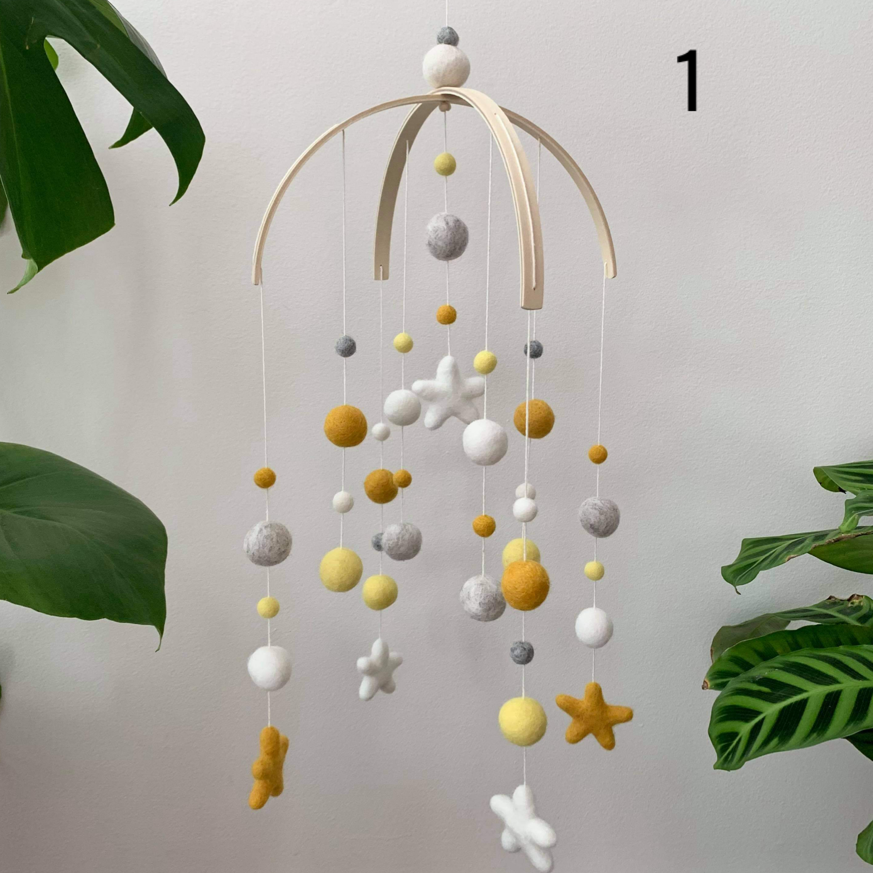 Moon & Stars Baby Mobile image 27