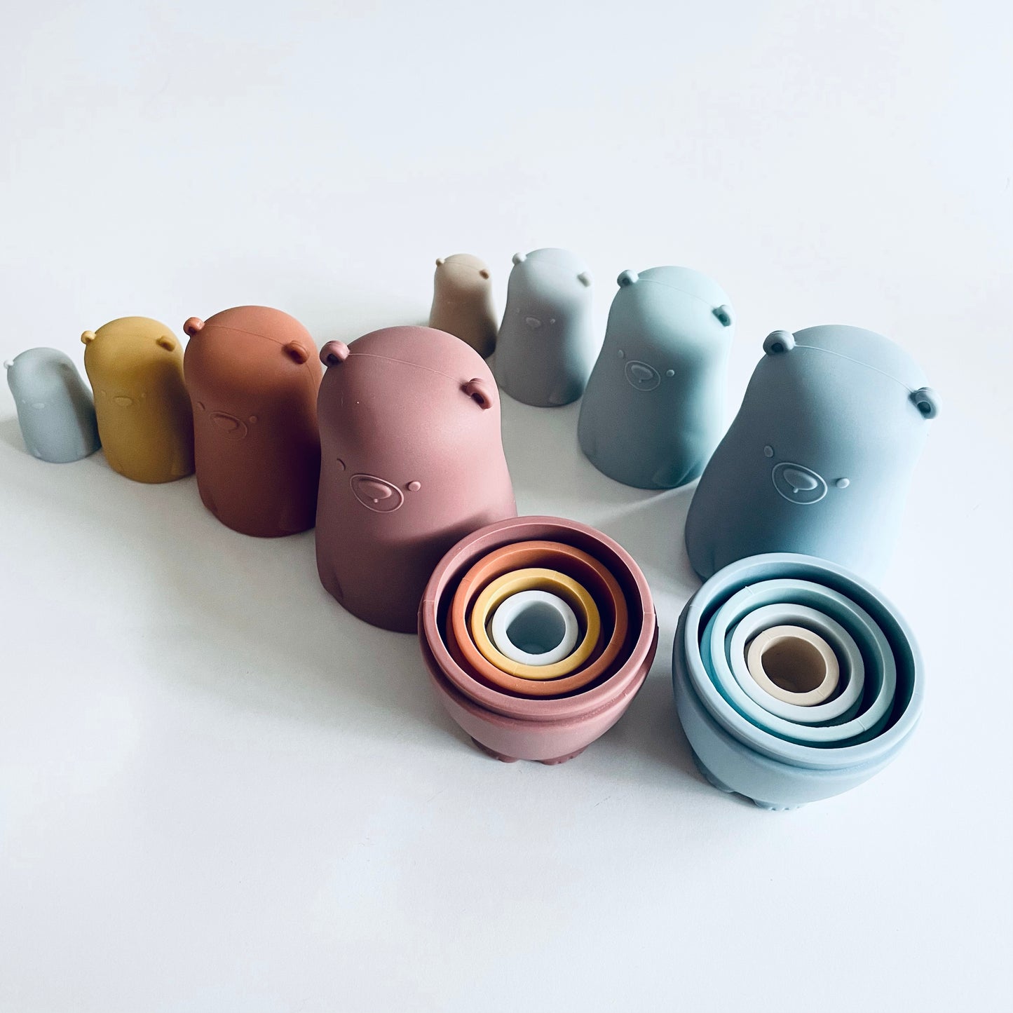 Silicone Bear Nesting Toy image 0