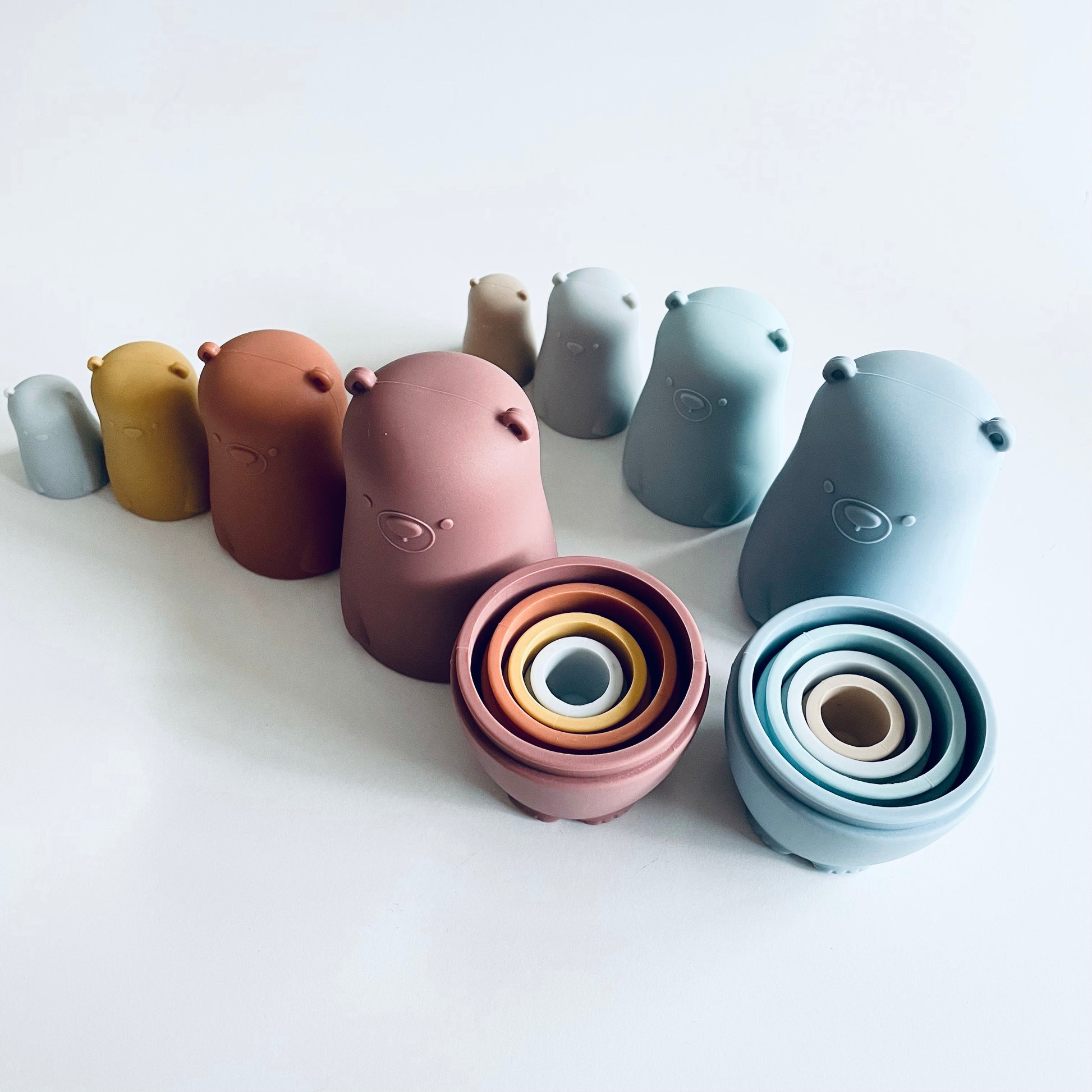 Silicone Bear Nesting Toy image 0