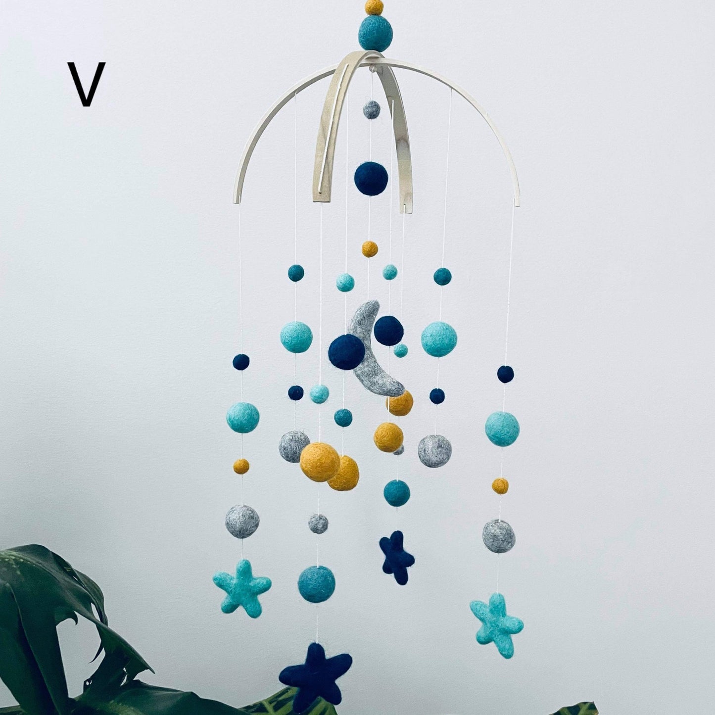 Moon & Stars Baby Mobile image 22