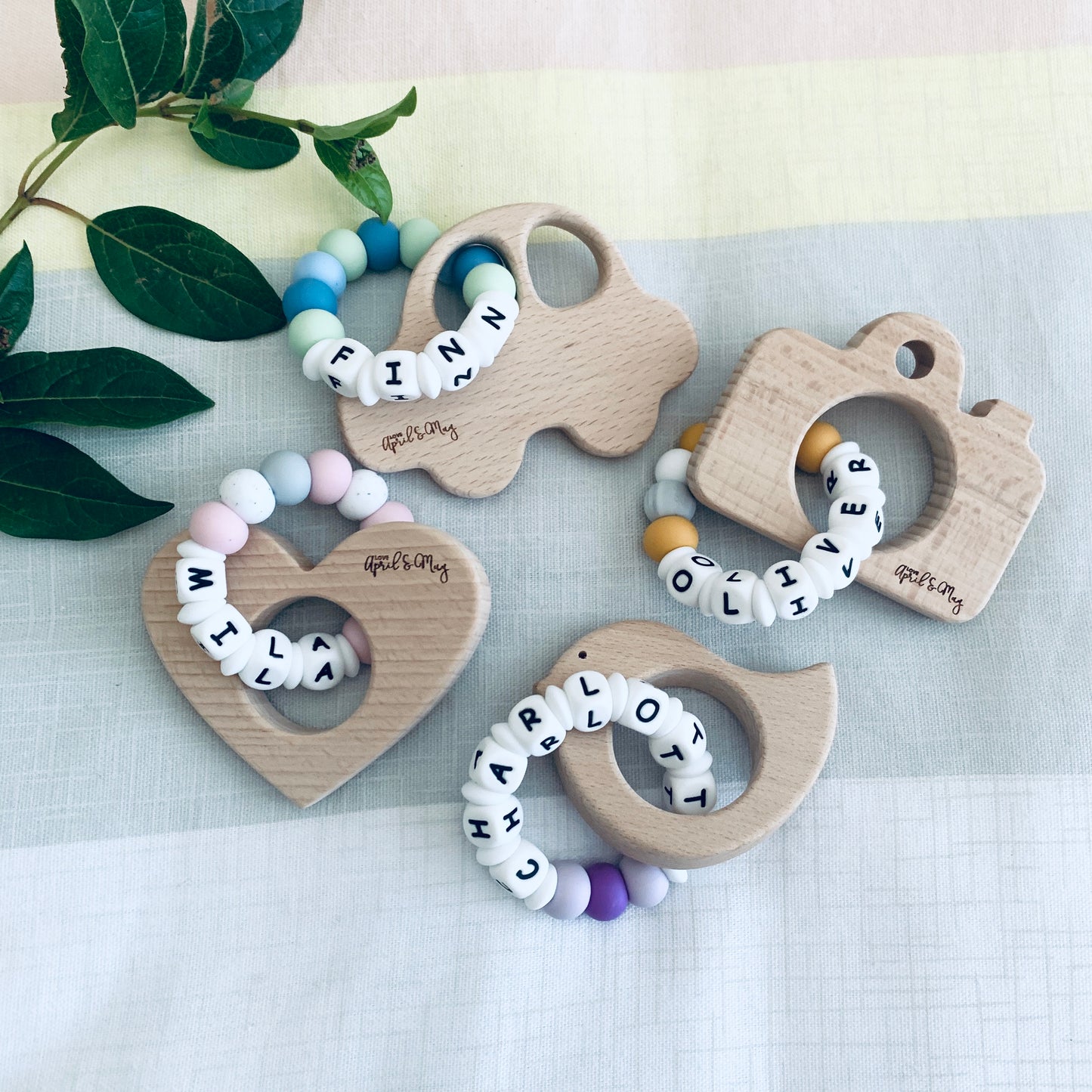 Personalised Shape Teether image 0