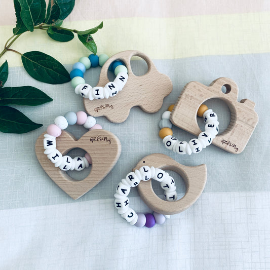 Personalised Shape Teether image 0