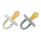 Bumi Bebe Cherry Teat Pacifiers || Twin pack > Size 3-36 months - Dove grey & Sage image