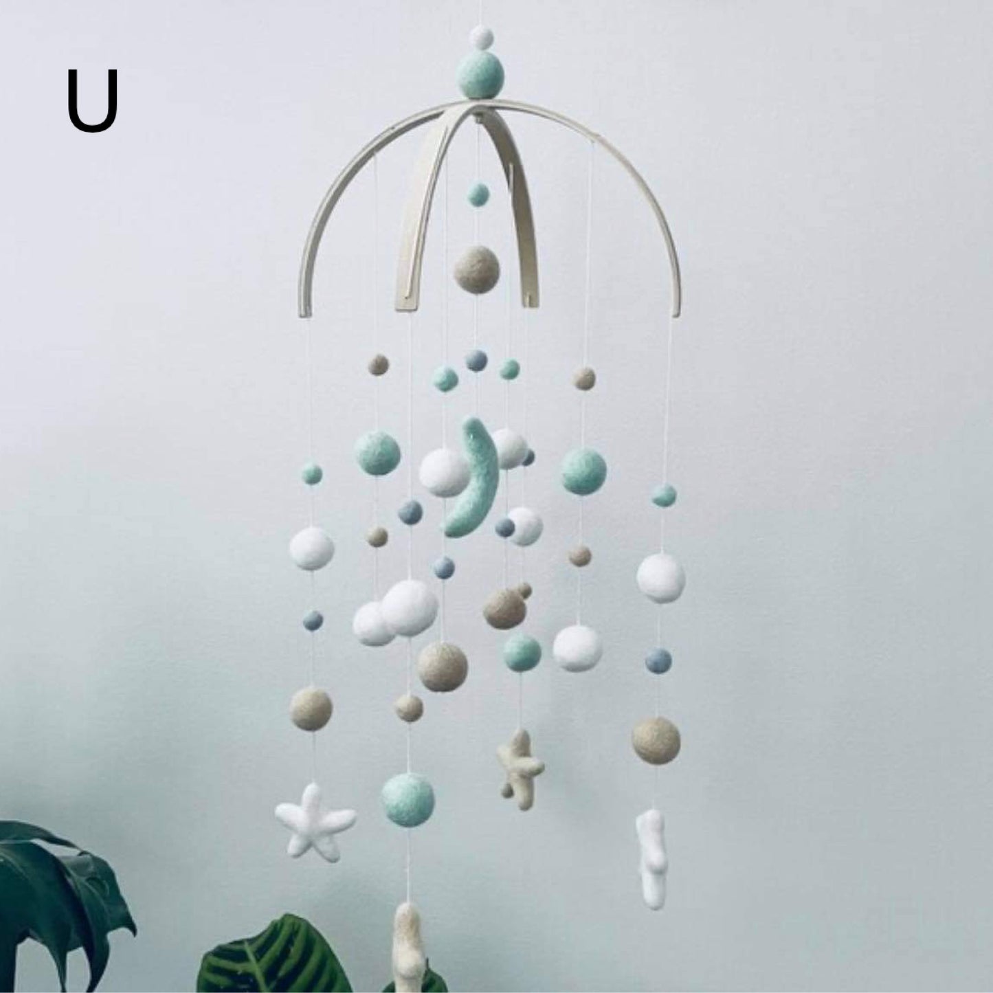 Moon & Stars Baby Mobile image 21