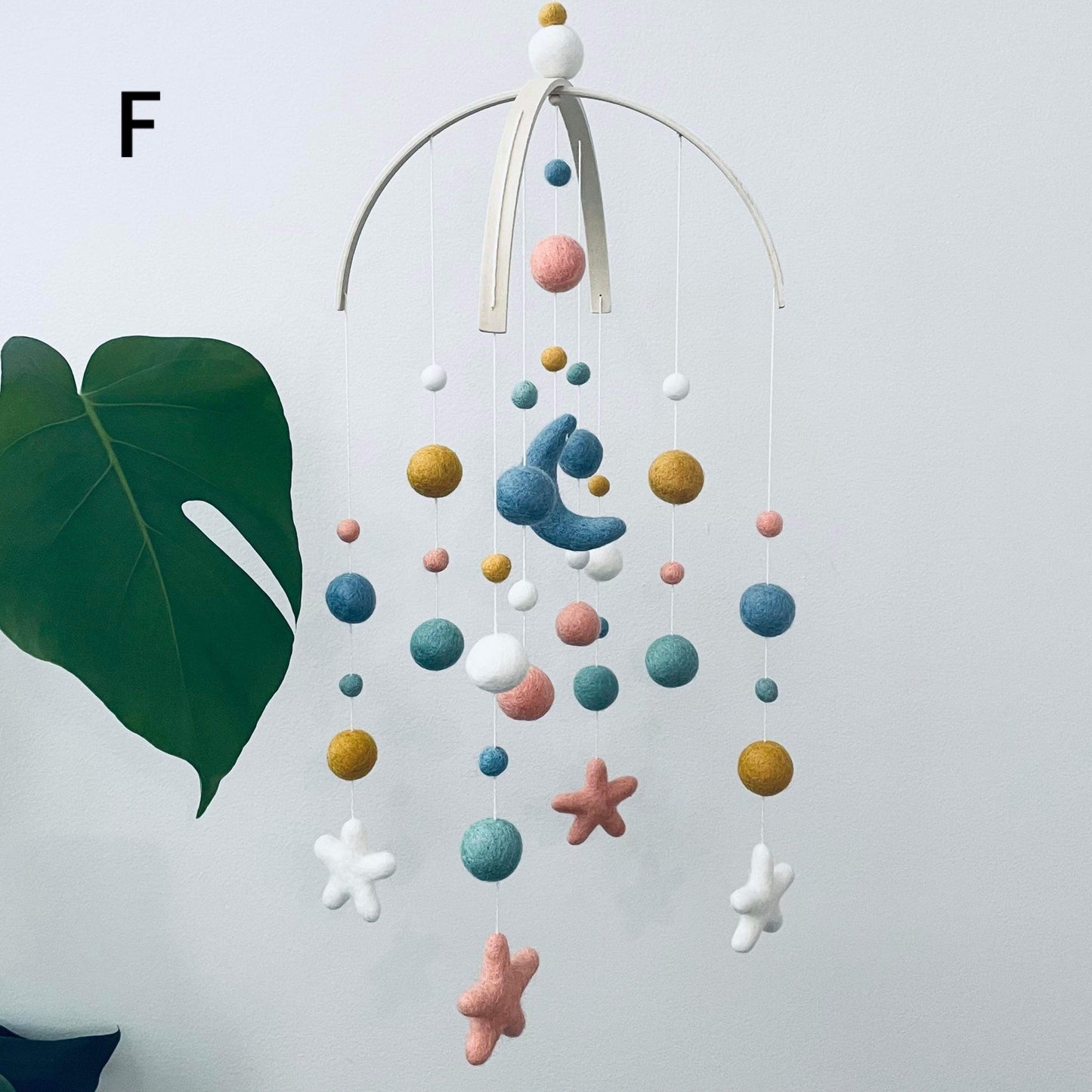 Moon & Stars Baby Mobile image 6