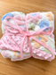 READY TO SHIP - Handmade Plush Baby Blanket 90cmx120cm