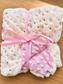 READY TO SHIP - Handmade Plush Baby Blanket 90cmx120cm